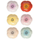 Flower Shaped Pinch Bowl Set of 6-Lange General Store