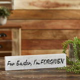 For Easter I'm Forgiven Wooden Sign-Lange General Store