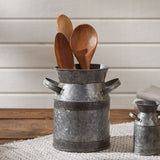 Galvanized Milk Can Utensil Crock-Lange General Store