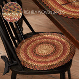 Ginger Spice Braided Chair Pad-Lange General Store