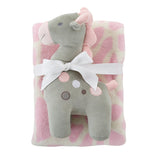 Giraffe Toy/Blanket Set-30"x40" blanket P-Lange General Store