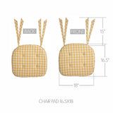 Golden Honey Chair Pad-Lange General Store