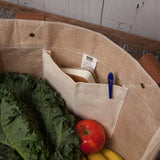 Goods and Provisions Large Burlap Shopping Bag-Lange General Store