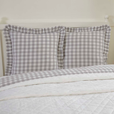 Annie Grey Buffalo Check Euro Sham-Lange General Store