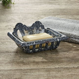 Granite Grey Enamelware Soap Dish-Lange General Store