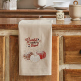 Grateful Thankful Blessed Pumpkins Tea Towel-Lange General Store