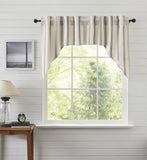 Grace Grain Sack Stripe Swag Curtains-Lange General Store