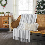 Graycie Grain Sack Stripe Throw-Lange General Store