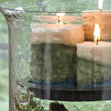 Hammered Glass Candle Holder-Lange General Store