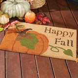 Happy Fall Pumpkin Door Mat-Lange General Store