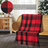 Harper Red and Black Throw-Lange General Store