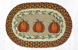 Harvest Pumpkin Braided Placemats-Lange General Store