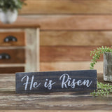 He Is Risen Wooden Sign-Lange General Store