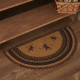 Heritage Farms Star and Pip Half Circle Rug-Lange General Store