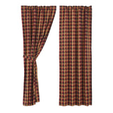 Heirloom Farms Primitive Check Blackout Panel Curtain-Lange General Store