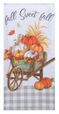 Hello Autumn Wheelbarrow Terry Towel-Lange General Store