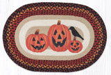 Jack-O-Lantern Trio Braided Rug-Lange General Store