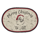 Jolly Ole Santa Braided Rug - 20" x 30"-Lange General Store