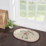 Jolly Ole Santa Braided Rug - 20" x 30"-Lange General Store