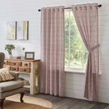 Kaila Floral Long Panel Curtains-Lange General Store