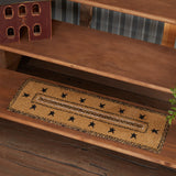 Kettlehurst Rectangle Stair Tread Star Latex Rug-Lange General Store