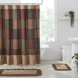 Maisie Patchwork Shower Curtain-Lange General Store