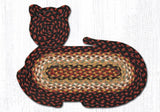 Maple Blaze Cat Braided Rug-Lange General Store