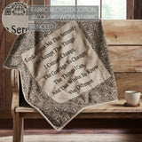 Medallion Black Tan Jacquard Quilted Lap Throw-Lange General Store