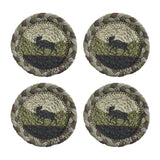 Moose Braided Coaster Set-Lange General Store