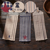 My Country Button Loop Tea Towel Set of 3-Lange General Store