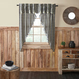 My Country Navy & Khaki Prairie Curtains-Lange General Store