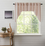 Portabella Buffalo Check Swag Curtains-Lange General Store