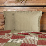 Prairie Winds Ticking Stripe Euro Sham-Lange General Store