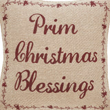 Prim Christmas Blessings Pillow-Lange General Store