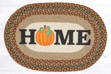 Pumpkin Home Braided Rug-Lange General Store