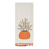 Pumpkin and Bittersweet Dishtowel-Lange General Store