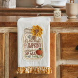 Pumpkiny Season Tea Towel-Lange General Store