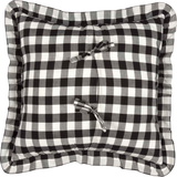 Annie Black Buffalo Check Pillow-Lange General Store