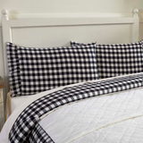 Annie Black Buffalo Check Pillow Cases-Lange General Store