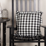 Annie Black Buffalo Check Pillow-Lange General Store