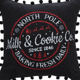 Sable Ann Check Milk And Cookies Pillow-Lange General Store