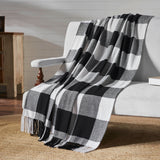 Sable Ann Check Woven Throw-Lange General Store