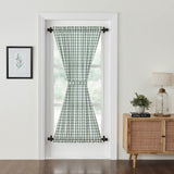 Sage Ann Buffalo Check Door Panel Curtain-Lange General Store