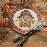 Scarecrow Braided Trivet 8" Set-Lange General Store