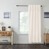 Simple Life Flax Antique White Ruffled Panel-Lange General Store