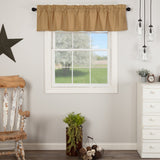 Simple Life Flax Khaki Valance-Lange General Store