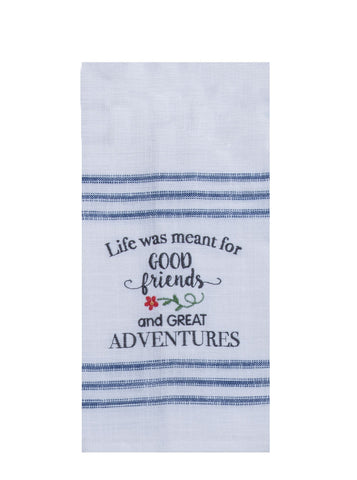 Snarkasms Friends Adventure Tea Towel-Lange General Store