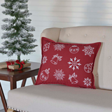 Snow Ornaments Pillow-Lange General Store