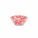 Splatterware Red 2 quart Small Serving Bowl-Lange General Store