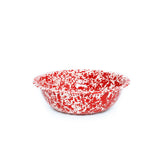 Splatterware Red 4 quart Small Basin-Lange General Store